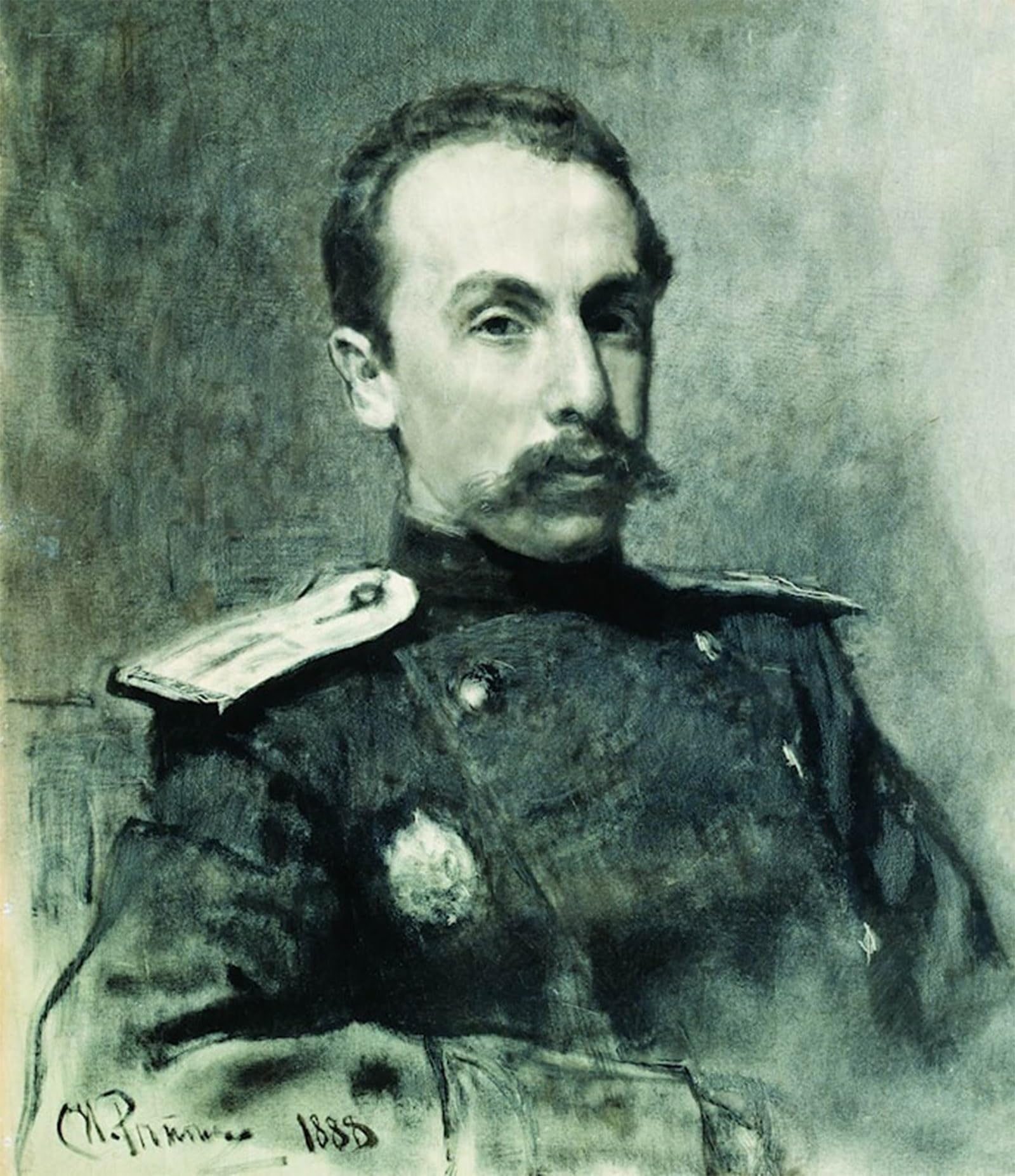 ARTXLXXBN Famous Print Painting Colorful Art Print Portrait of A.v. Zhirkevich by Il'ya Repin Canvas Art Decorations for Home Decor 60x90cm