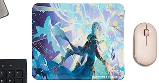Credit Printing & Merchandise | Honkai Star Rail | HSR | XXL Mouse Pad (280 x 580 x 3 mm) / Small Mouse pad (220 x 175 x 3 mm) Gaming, Office, Personal Use | Fanmade (Anaxa, S)