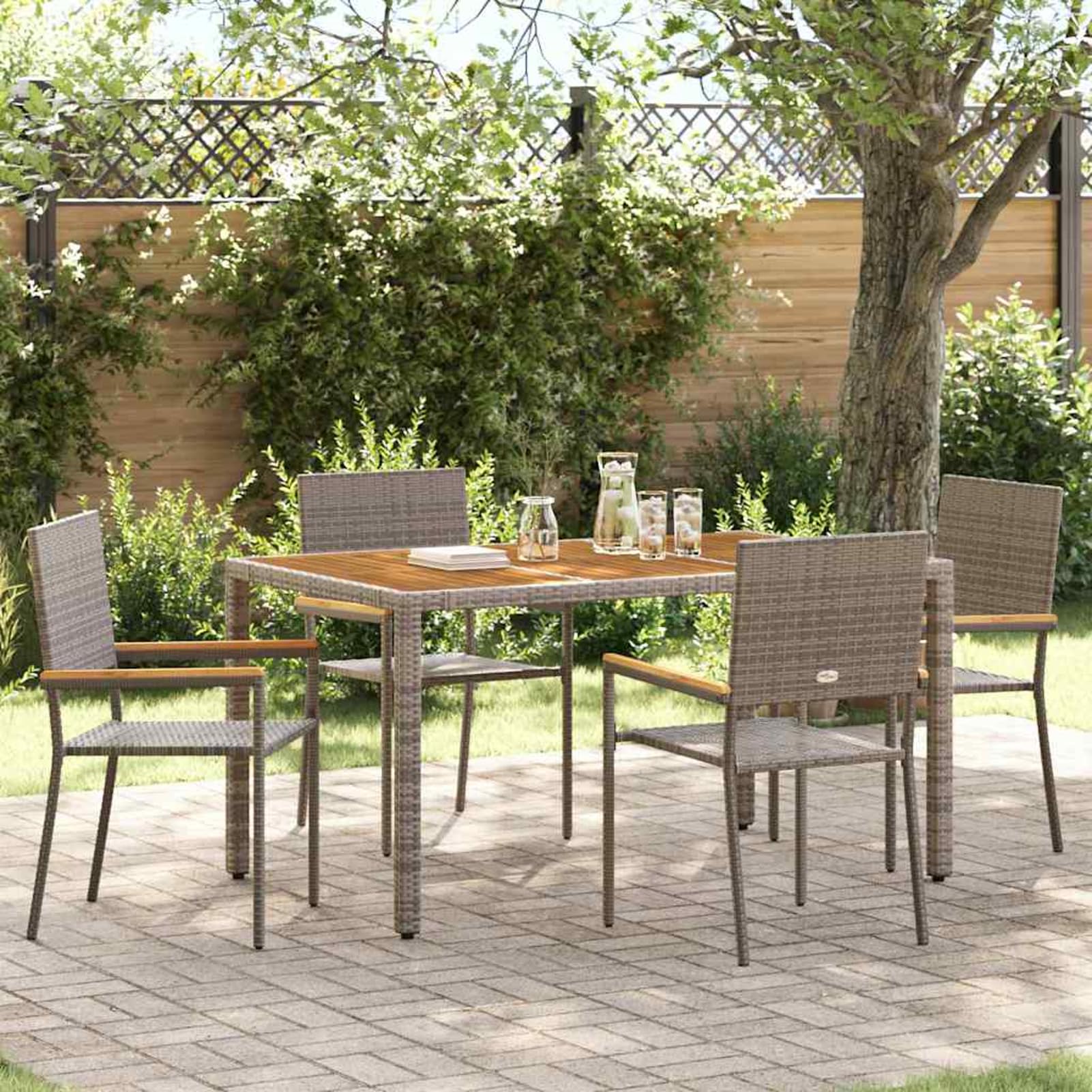 Chaises d'extérieur Gecheer 4 pièces : fini le mobilier de jardin fragile