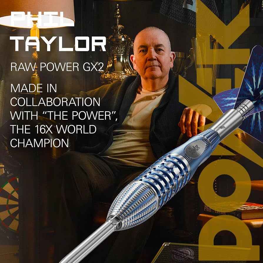 Target Darts Phil Taylor Steel Tip Gx2 Dart Set, 26G | 95