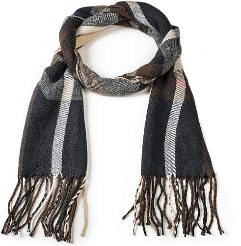 Miniatura 127 de Alpine Swiss Bufanda a cuadros para hombre, ultra suave, chal de invierno, cálido, ligero, para clima frío