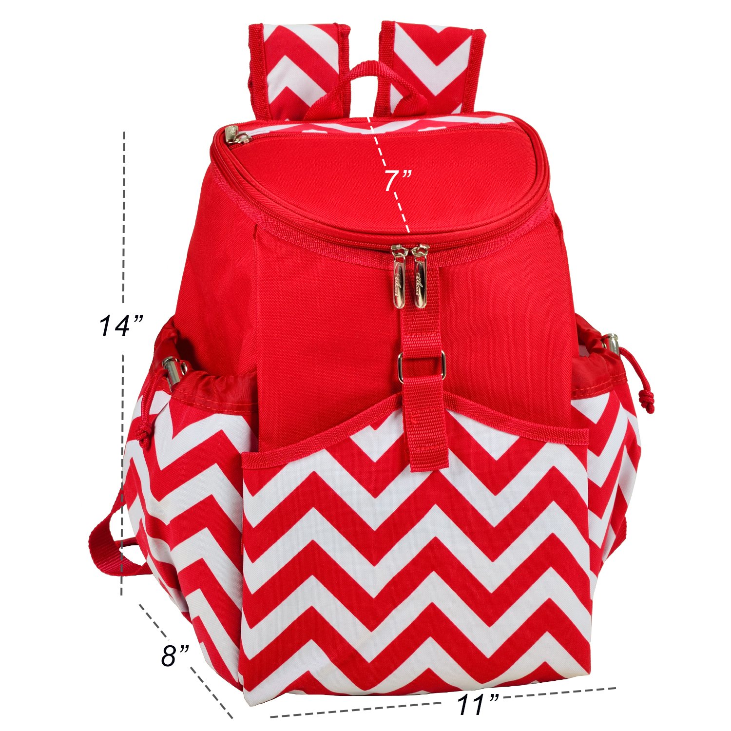Picnic at Ascot Original Insulated Backpack Cooler- Designed & Quality Approved in the USA