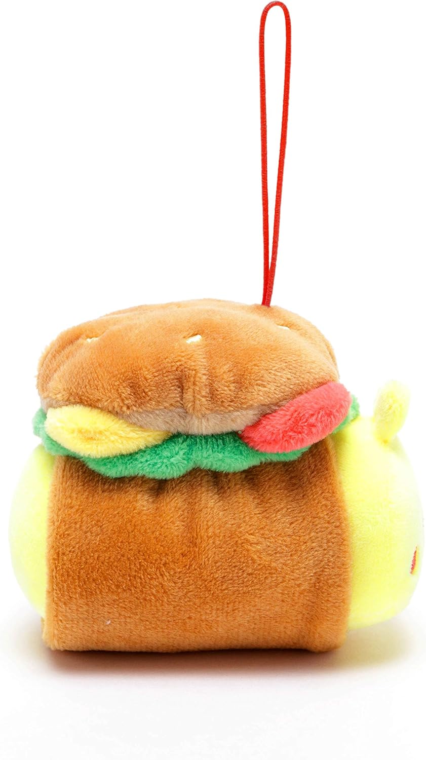 Anirollz Stuffed Animal Plush Toy – 3” & 6" Official Roll Blanket Outfitz Doll | Soft, Squishy, Warm, Cute, Comfort, Safe | Birthday Decorations Gift Hamburger Pillow with Chicken Chickiroll