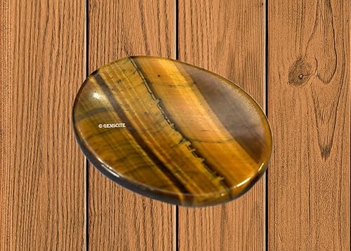 Miniatura 2 de GEMSCITE Piedras antiestrés del pulgar metafísicas con gemas preciosas para sanación con cristales Reiki, para hombres y mujeres, regalo Feng Shui,