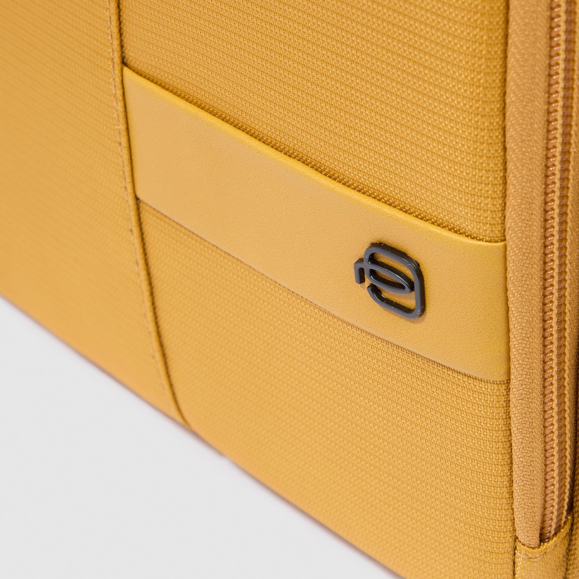PIQUADRO – Zaino - Porta PC 14" - In Pelle e Tessuto Tecnico – Elegante e Funzionale – Uomo