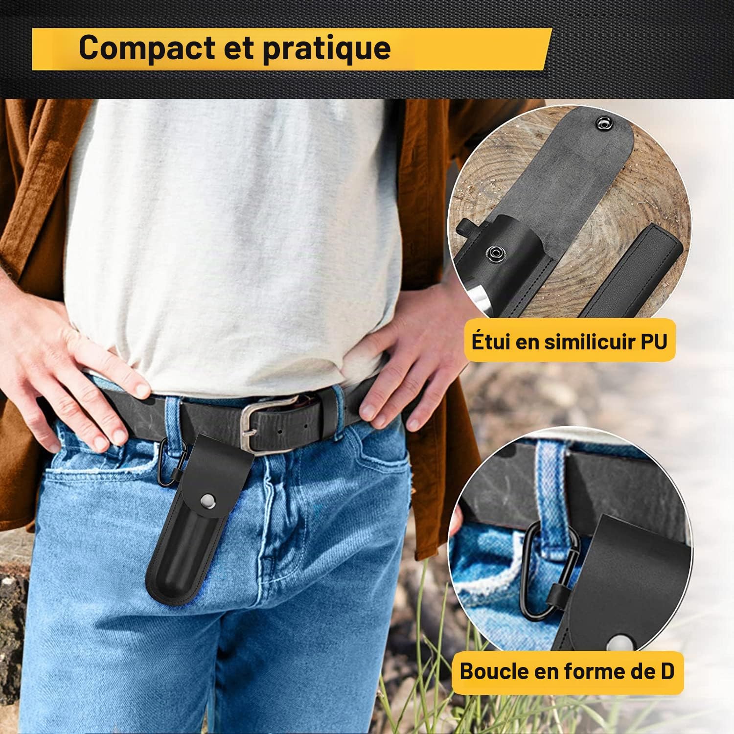 N&S Juvyig Bushcraft Clé de perceuse manuelle pour bois, œil écossais, outils de survie