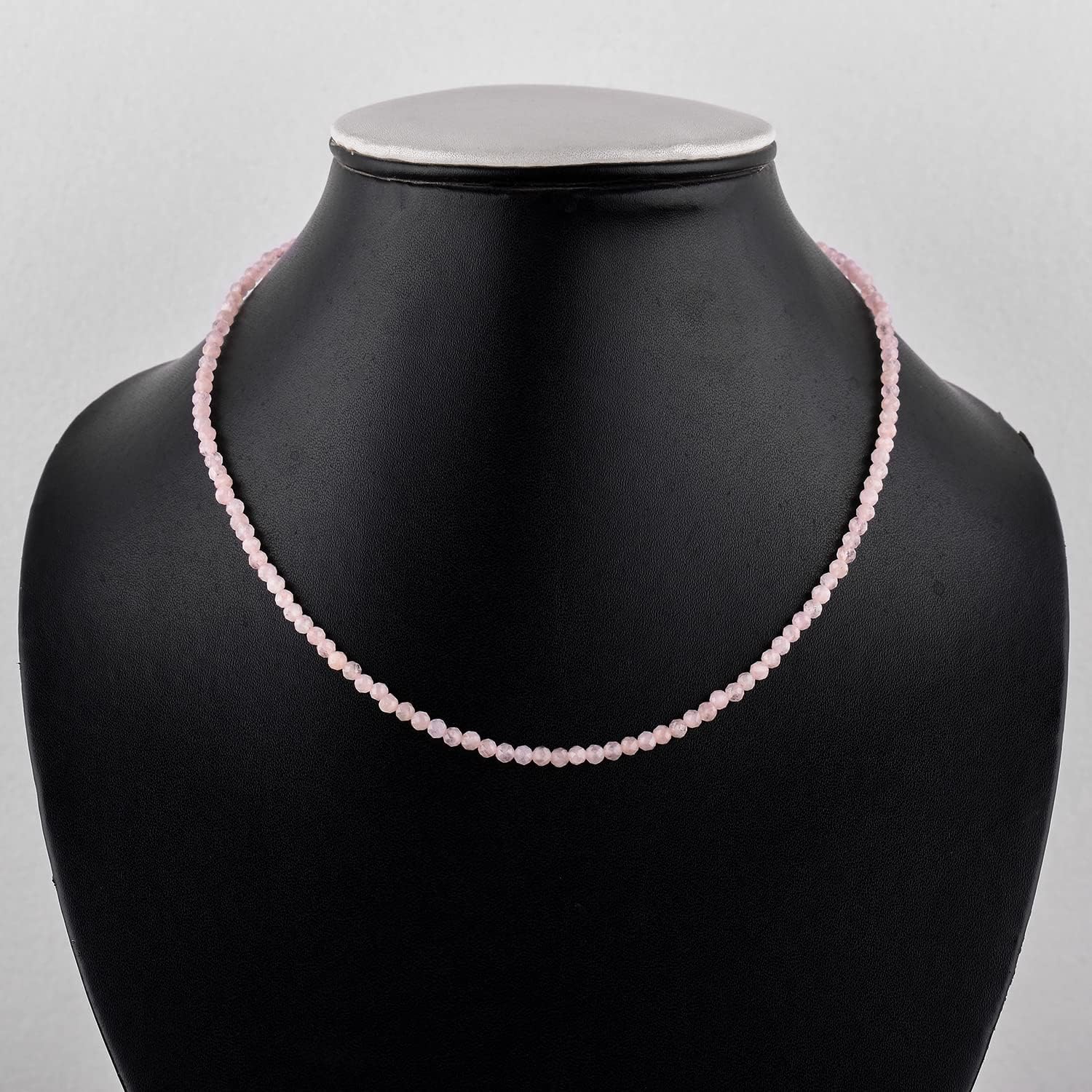 Yanara Necklace For Women Trendy Chains Stone Beads Real Chakra Crystals Handmade Jewelry in Silver Plated 18 inches Adjustable Chain Perfect Gift For Her