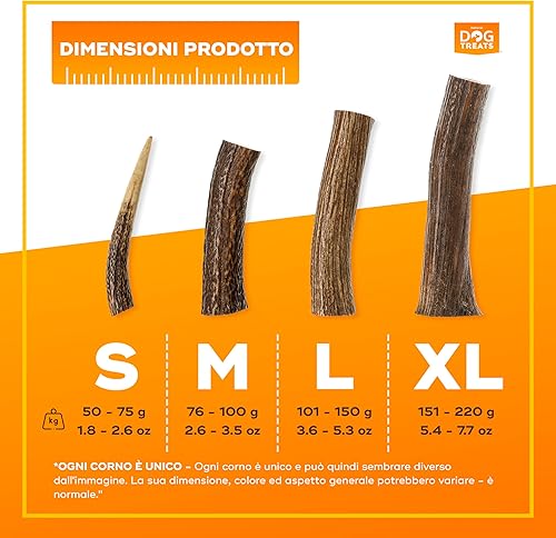 Miniatura 4 de GIGIL Treat You Pet Like a King  Cuernos de ciervo 100% naturales para perros pequeños  Cuernos de alce premium  Juguete masticable de larga