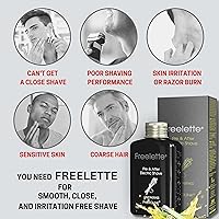 Vista 2 de Loción Crema de Afeitado Pre y Después de Afeitado Eléctrico - Mejor para Afeitado Cercano - Afeitado Suave Libre de Irritación - Bálsamo de Fórmula