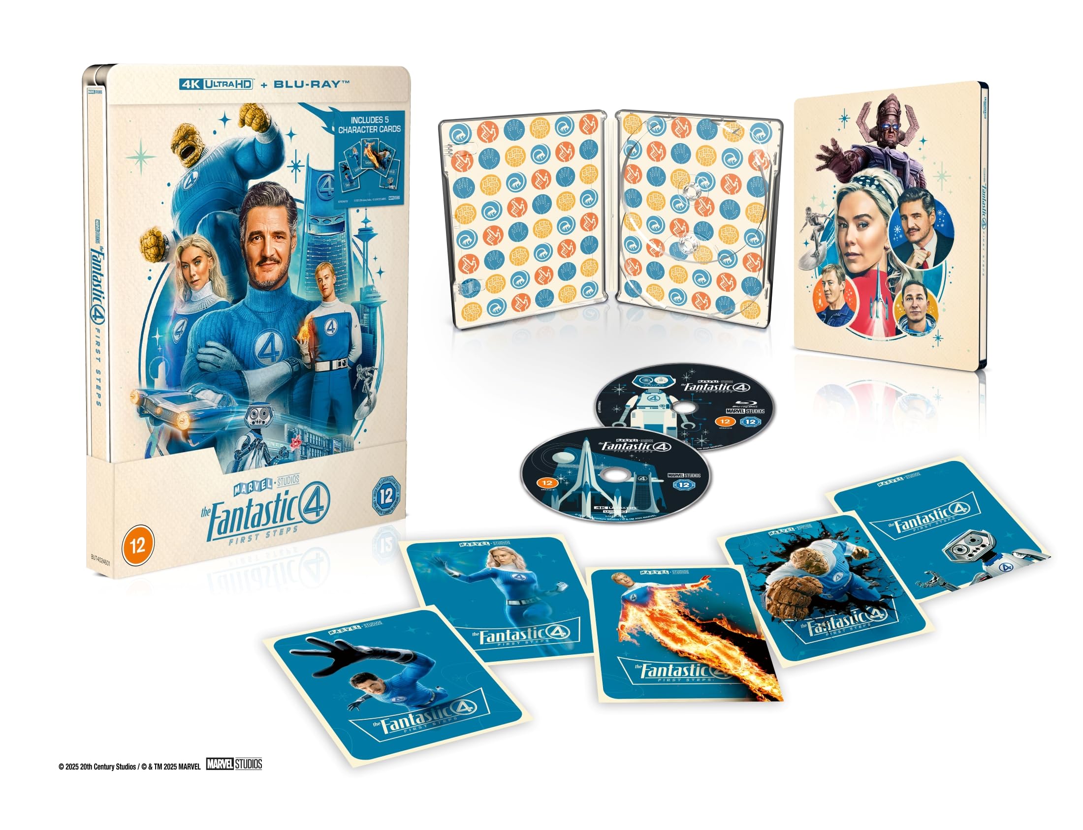 FANTASTIC FOUR FIRST STEPS UHD BD SB [Blu-ray] [Region Free]
