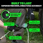 Rhino USA Digital Tire Pressure Gauge with Inflator (0-200 PSI) - Heavy Duty Air Chuck and Compressor Accessories with Stainless Braided Hose, Large 2" Dial and Solid Brass Hardware for Truck and RV