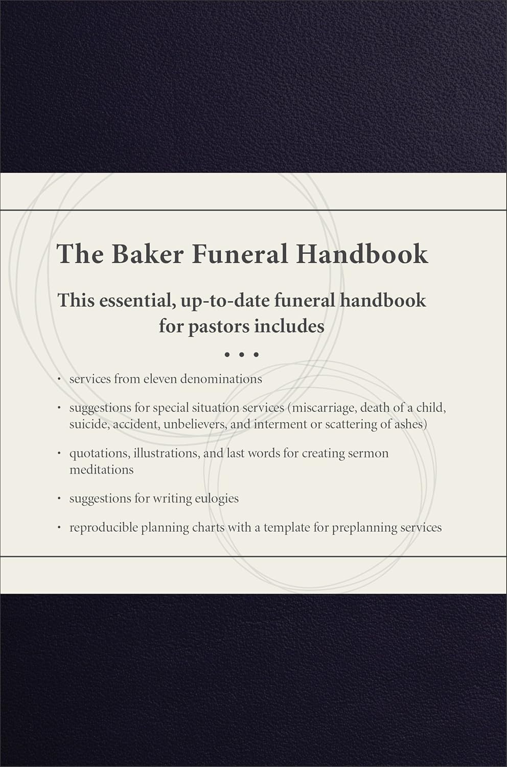 The Baker Funeral Handbook Engle, Paul E. 9780801019685