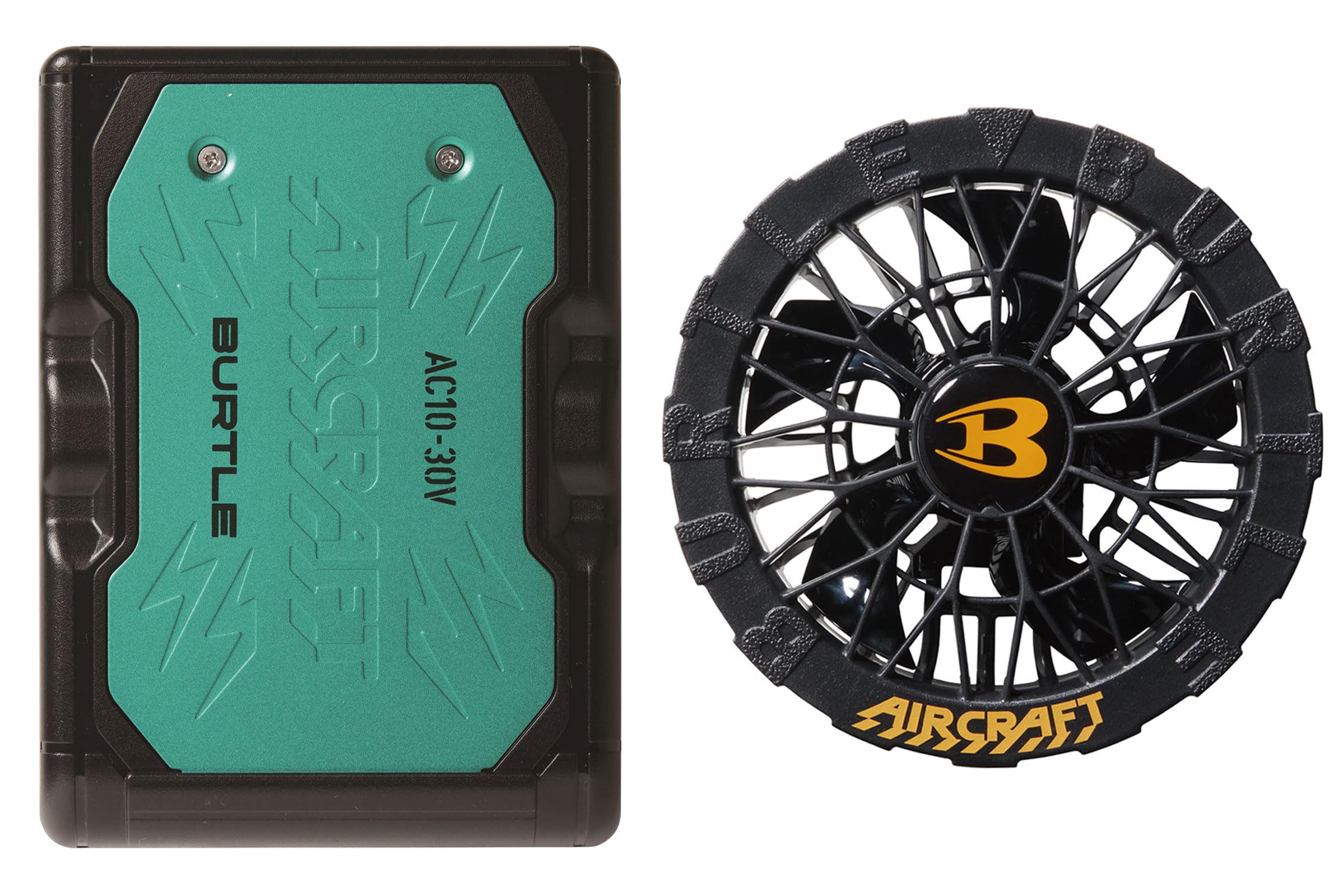 BURTLE バートル エアークラフト 2026年モデル 30Vマーリンバッテリー+ブラックファンセット AC10 67+AC10 1 35