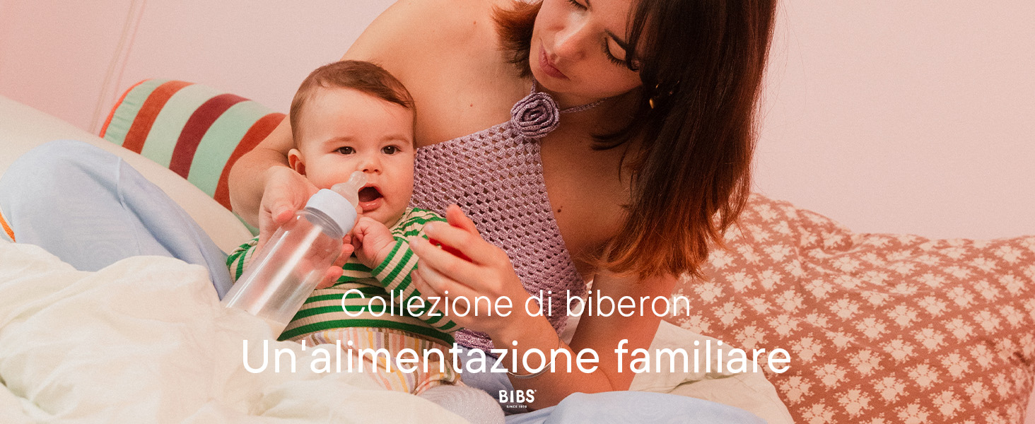 Biberon In Vetro BIBS Set 2 - Tettarella Lattice Naturale, Anti