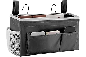 Labitree Bedside Caddy for College Dorm Room Essentials