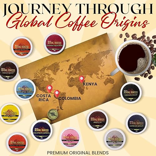 Miniatura 12 de InfuSio Cápsulas de café – 96 unidades, Espresso Roast (café tostado oscuro), cápsulas de café de una sola porción para cafeteras Keurig K Cup