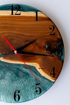 Battery Operated Wall Clock Wall Decor Living Room Battery Wall Clock - Silent Non-Ticking Battery Clock 12 in Analog Clock
