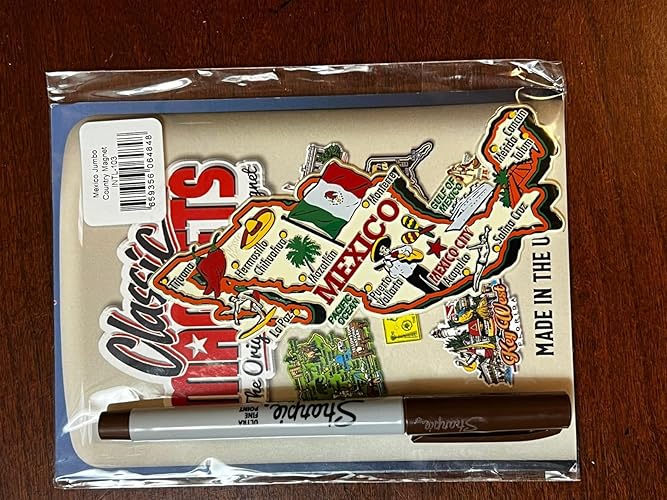 Amazon.co.jp: Classic Magnet製 メキシコ ジャンボ カントリーマップ
