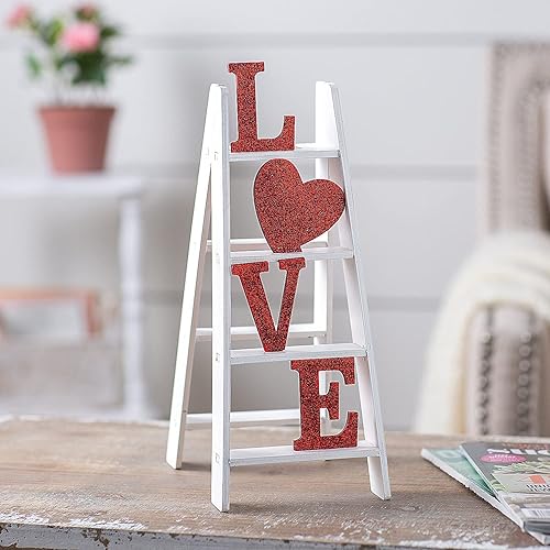 Fun Express Valentine Ladder Tabletop Decoration - Home Decor -