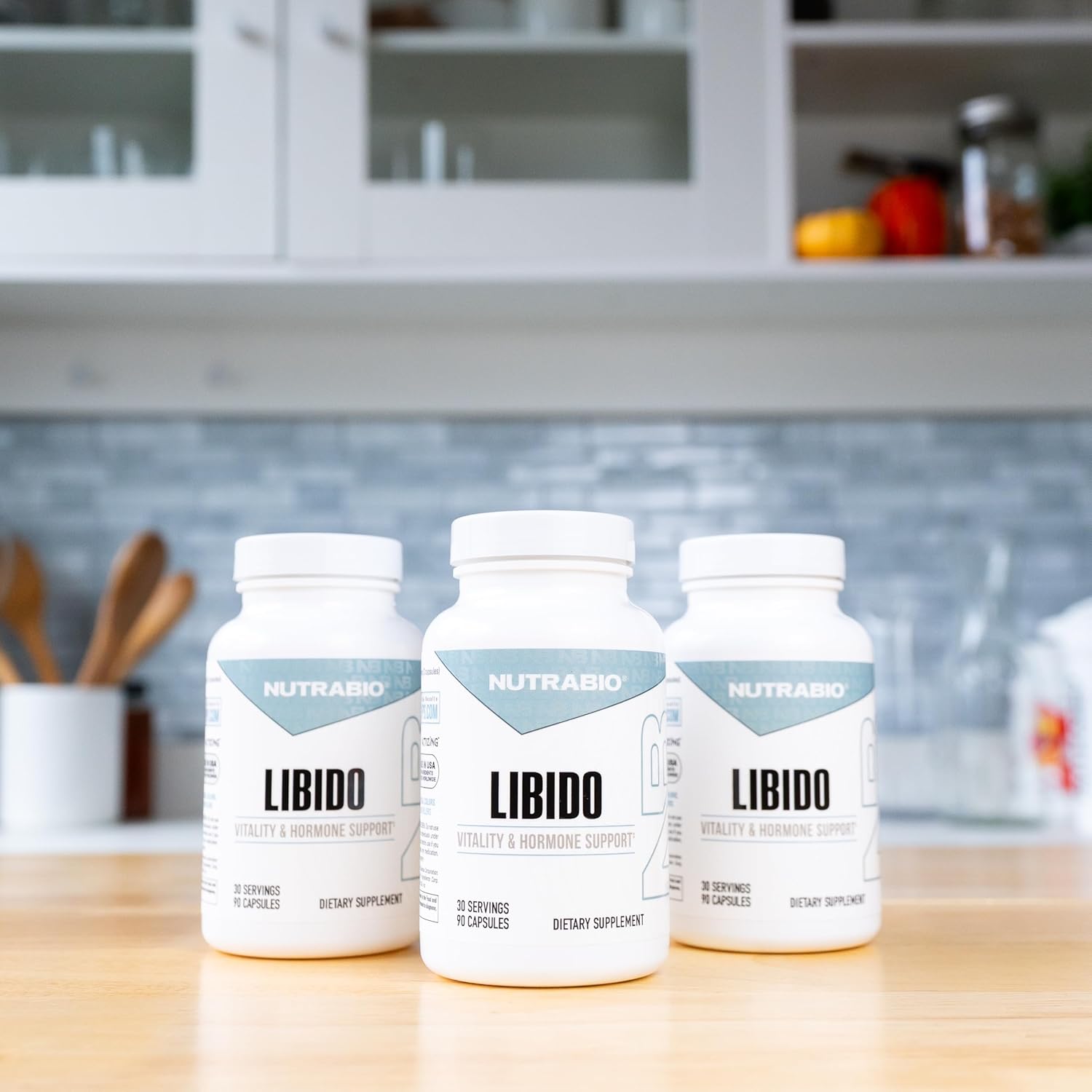 NutraBio Libido Supplement - Testosterone Booster for Men - Male Libido Booster Supplement- Men's Health- 30 Servings- 90 Capsules - Image 4