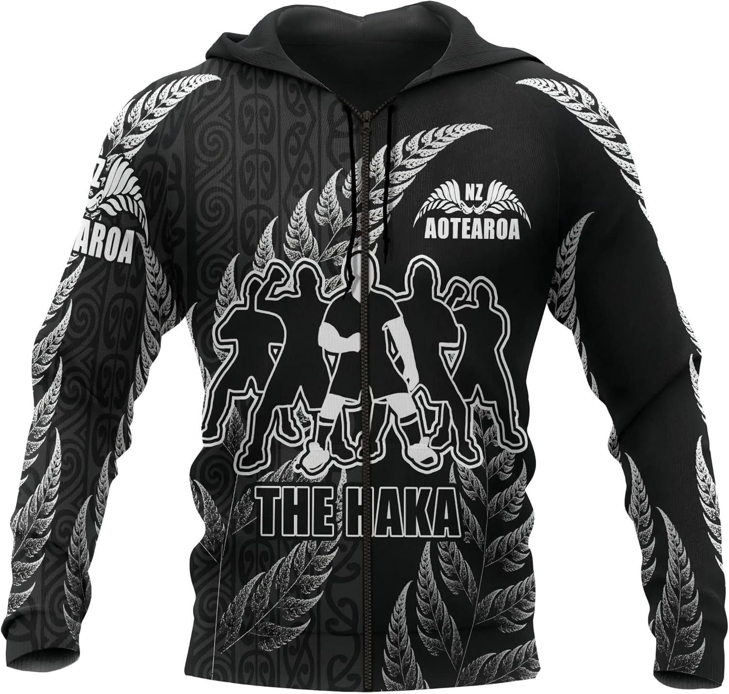 All blacks maori hoodie Outlet