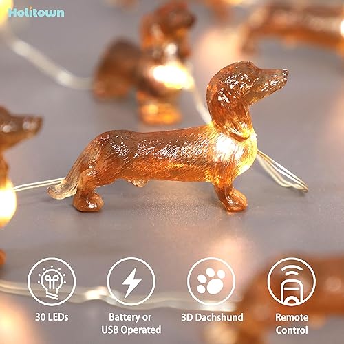 Miniatura 10 de Holitown Guirnalda de luces de fluorita natural de amatista, 30 luces LED de cristal natural, funciona con pilas con control remoto y temporizador,