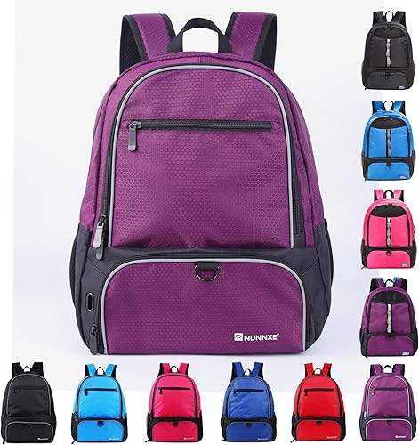 Miniatura 2 de NDNNXE Youth Soccer Bags- Boys Girls Soccer Backpack & Bags for Basketball, Volleyball & Football with Ball Compartment -All Sports Bag Gym