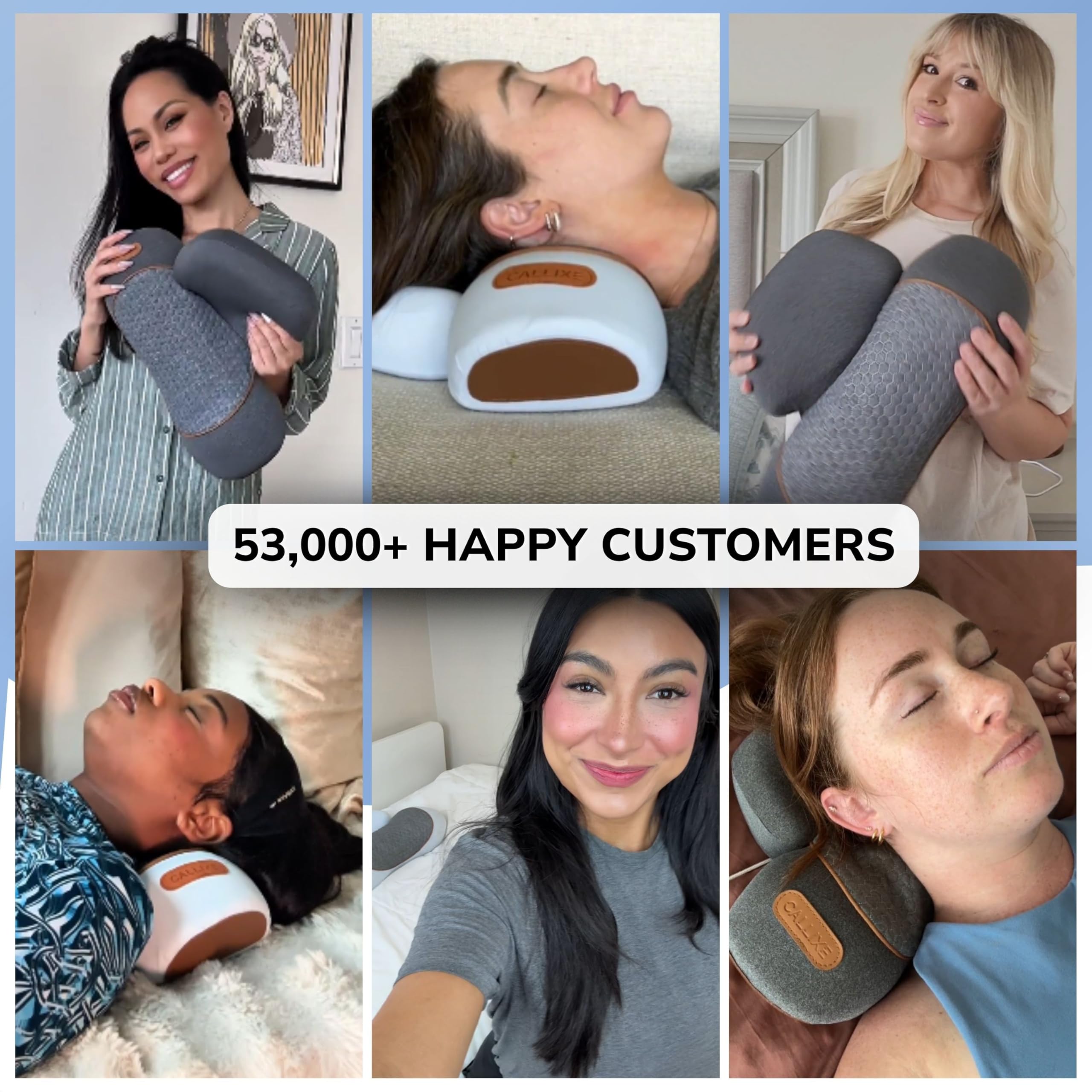 CALLIXE TheraPillow: Neck Massager with Heat & Vibration -6