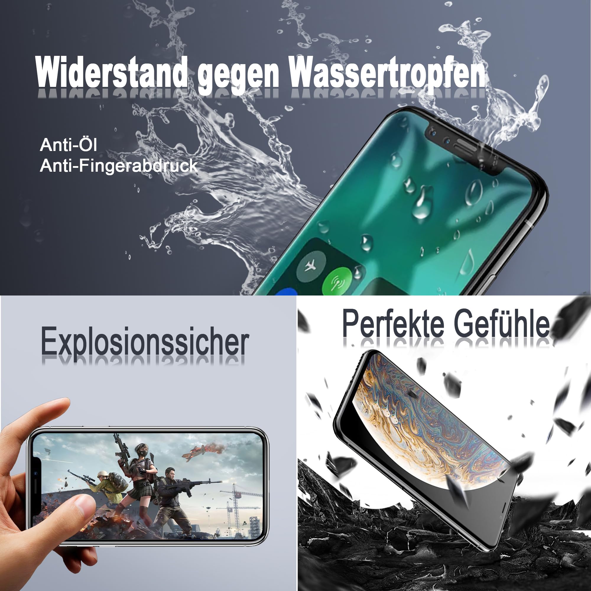 für iPhone 14 Display 6,1 Zoll (Modell A2649, A2881, A2882, A2883, A2884) LCD Display and 3D-Touchscreen-Digitalisierer mit Reparaturwerkzeug