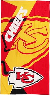 Northwest NFL Kansas City Chiefs 30 x 60 Inch Beach Towel, Puzzle Design