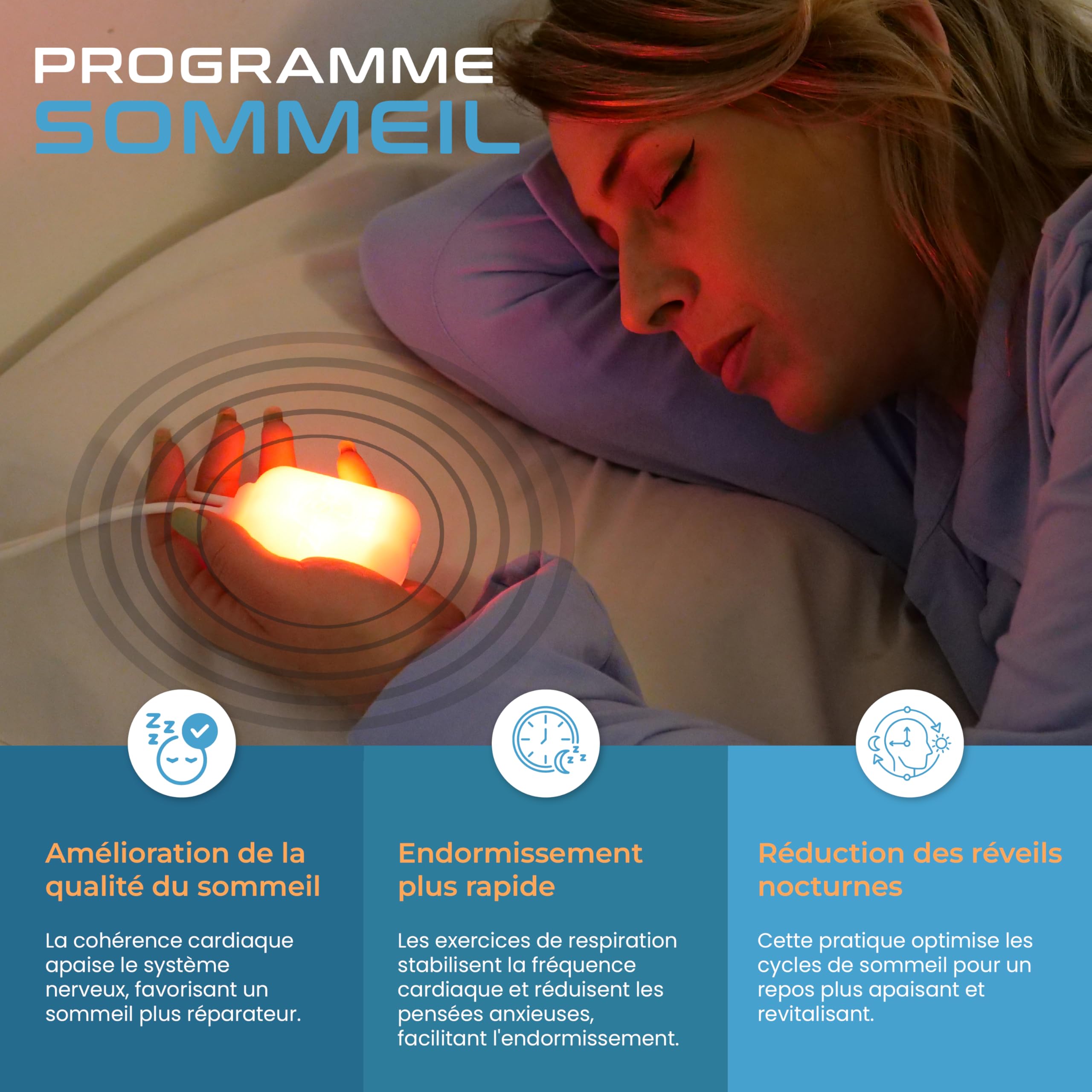 ZenSpire Pocket | Appareil Anti Stress portable | Relaxation & Meditation pour Dormir Adulte