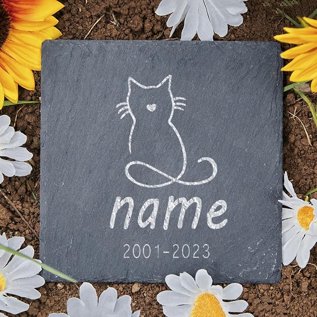 Piedra Conmemorativa Personalizada Para Mascotas