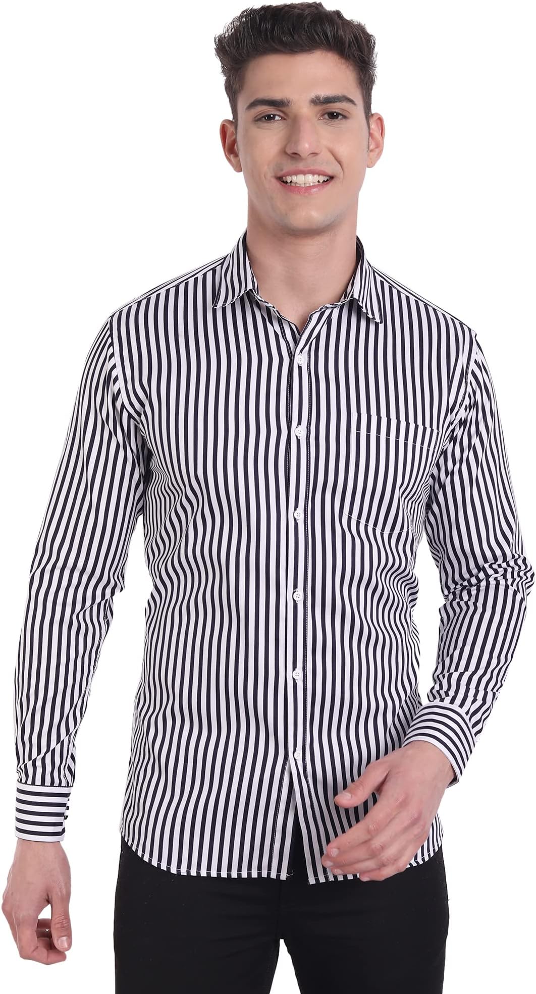 Peppyzone Men's Slim Fit Shirt