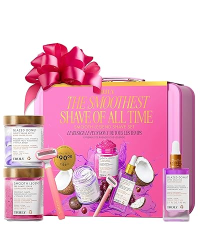 Truly Juego de afeitado de lujo  La mejor colección de afeitado  Para una piel suave y libre encarnada