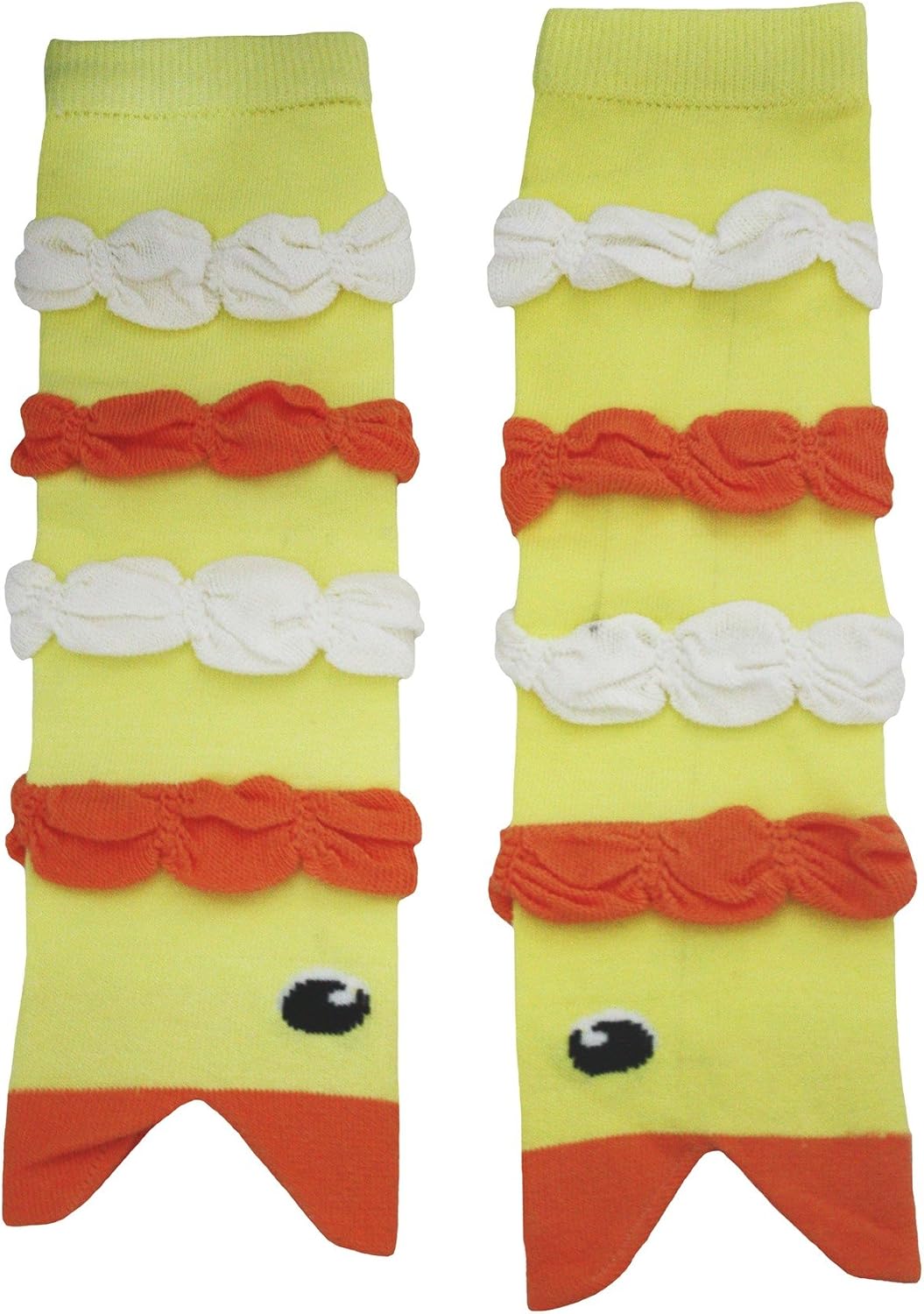 Petitebella 7 Packs Carp Fish Design Unisex Cotton Leg Warmer Child Clothing Accessory 2-6y