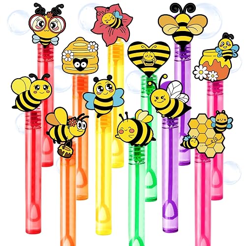 Bee Birthday Party Favors for Kids - 24PCS Honeybee Bubble