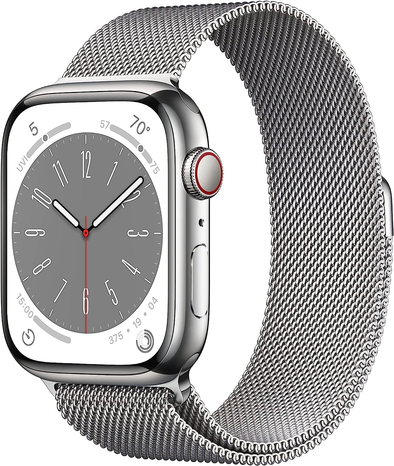 Amazon.com: Apple Watch Series 8 [GPS + Cellular, 45mm] - Silver