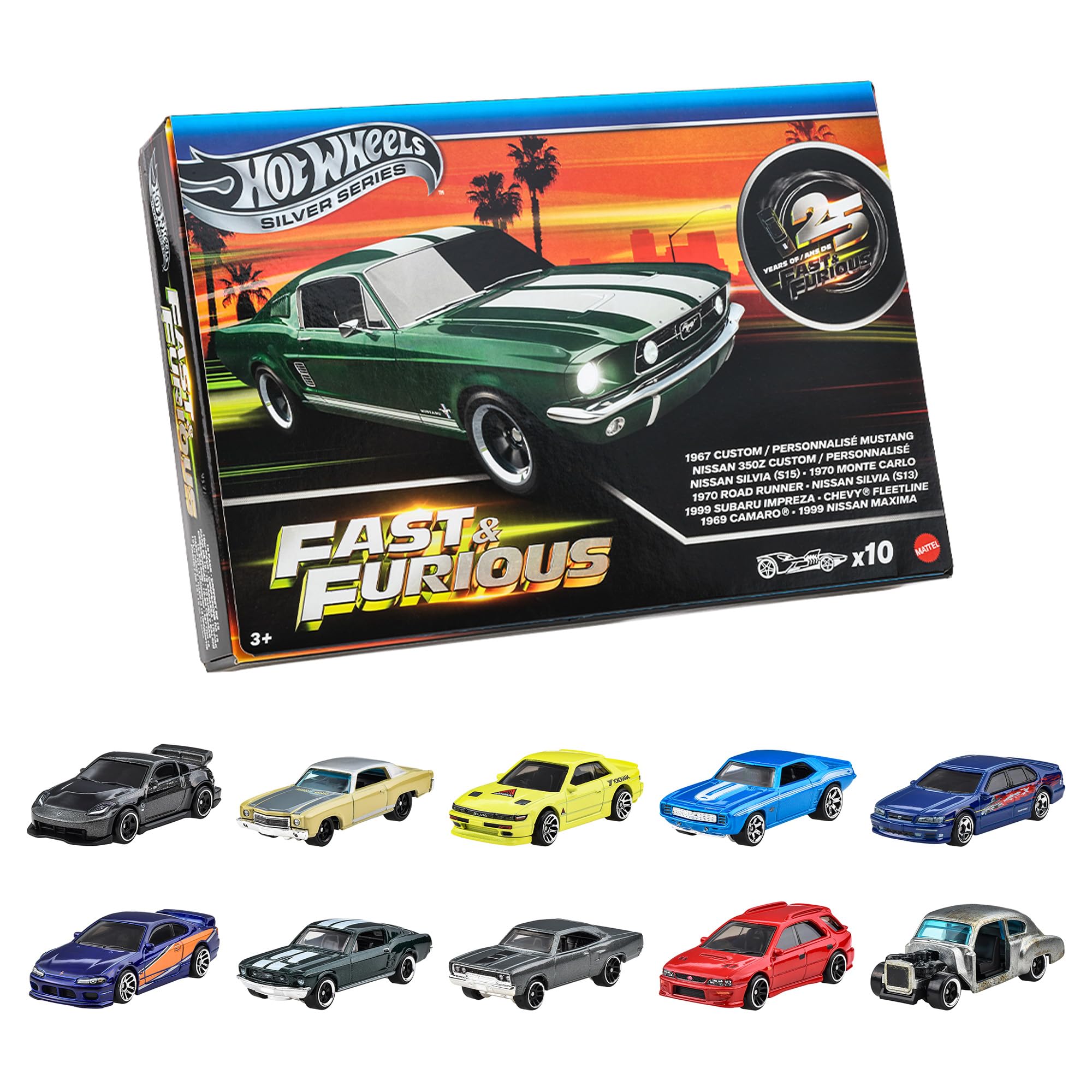 Amazon | ホットウィール(Hot Wheels) ワイルド・スピード 10カー