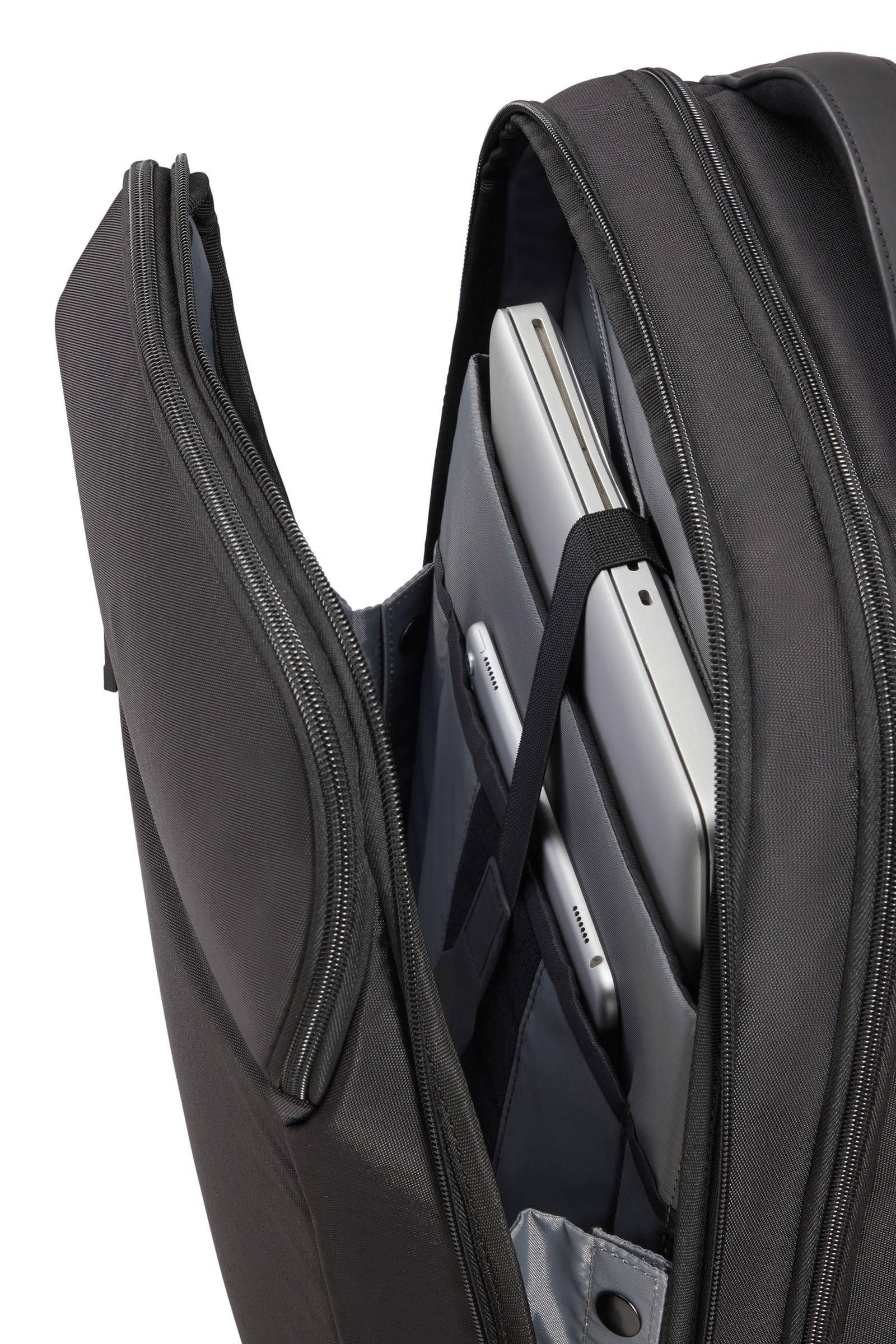 Samsonite Litepoint - Borsa PC con Ruote 17.3" (48 cm) con Funzioni Smart, Organizzazione Interna Pratica, Trolley Business - 30L - Nero (Black)