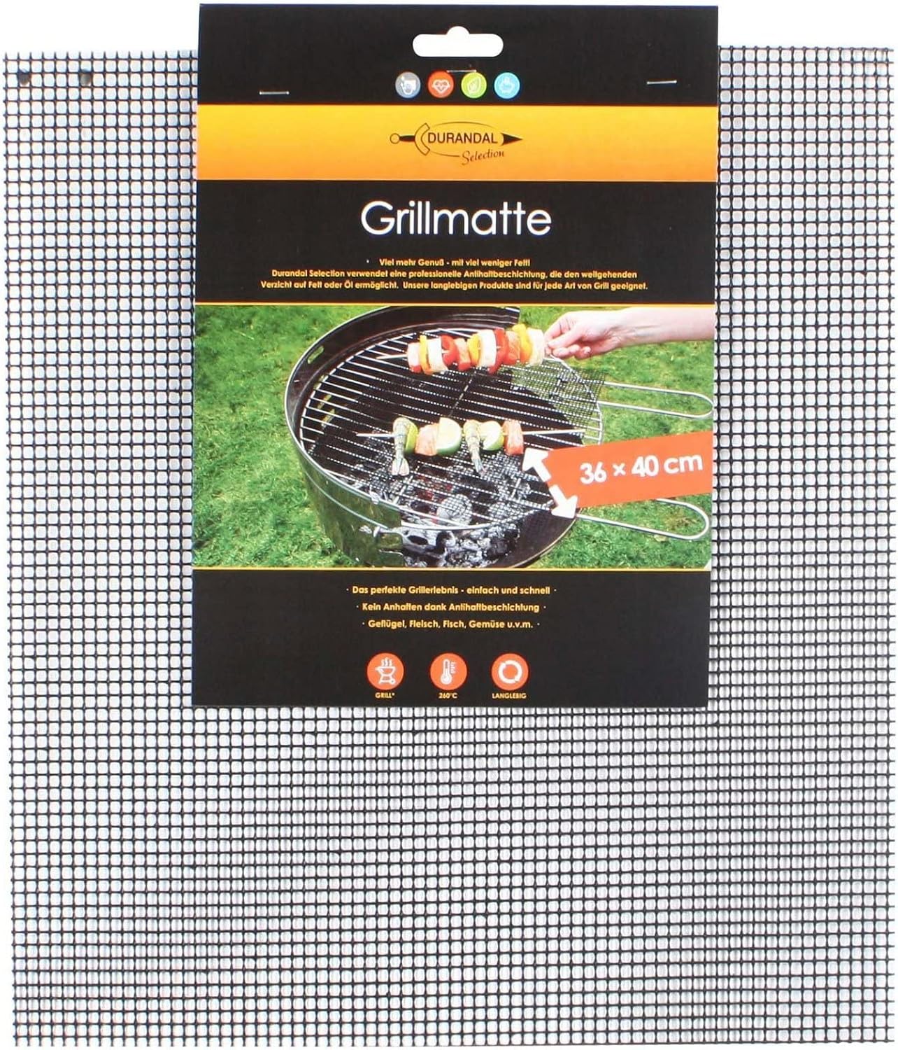 Barbecue Mat Barbecue Grill Mat 36x40 cm Tapis antiadhésif Barbecue