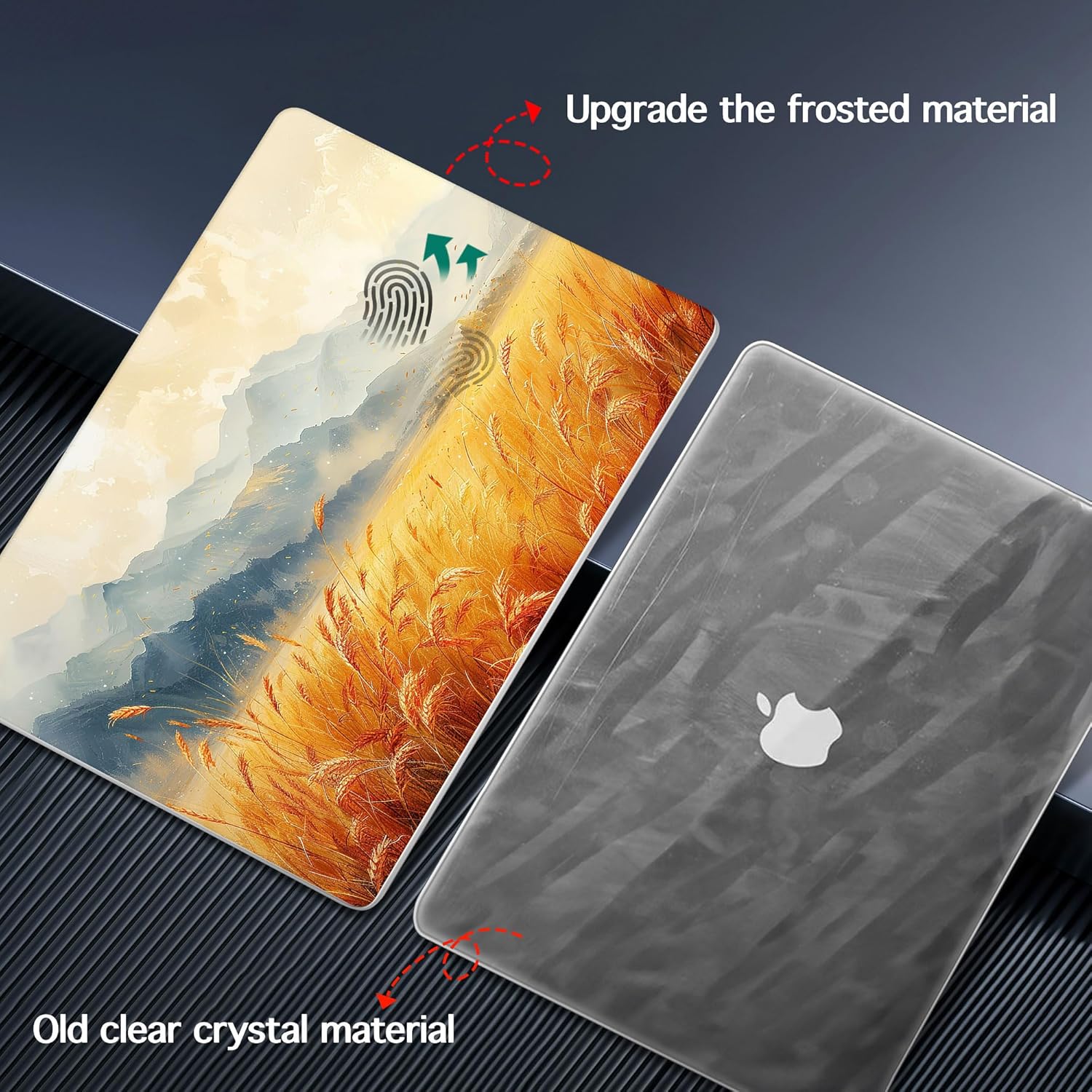 for MacBook Pro 16 inch Case M1 M2 M3 M4 M5 Pro/Max with Liquid Retina XDR, Release 2021-2025 2026 A3429 A3428, Hard Shell Case with Screen Protector & Keyboard Cover, Wheat Field