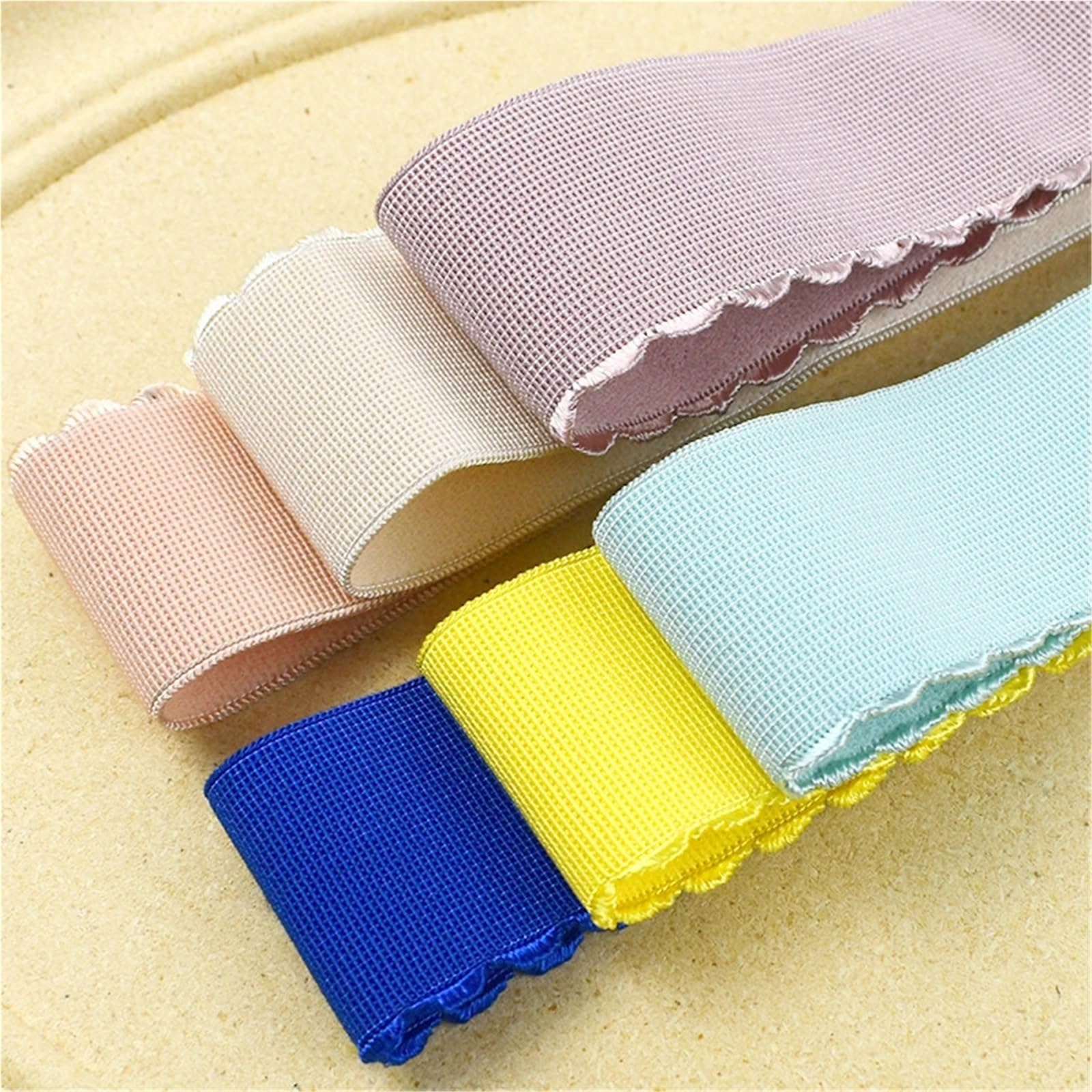 Banda Elástica de Nailon Cordón Bandas Elásticas Nylon | Banda de goma cinturón costura ancha correas elásticas ropa interior cinta de resorte(MintGreen,10Meters)