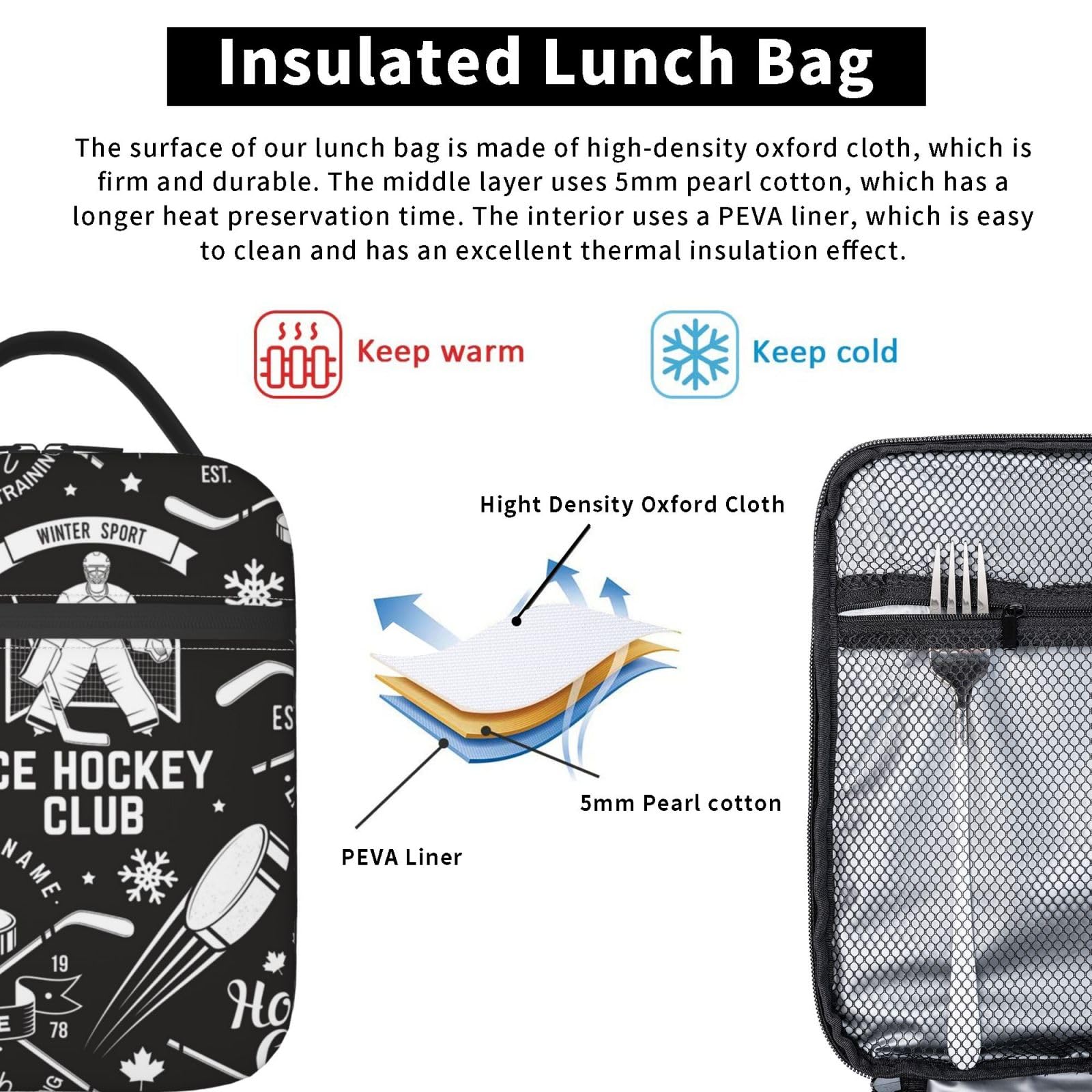 Cromcu Boîte à Déjeuner Isotherme Pour Garçons Et Enfants