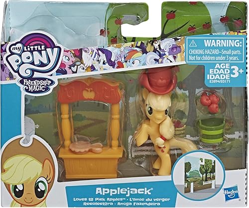 Miniatura 2 de My Little Pony Friendship is Magic Story Set Applejack le encanta recoger manzanas