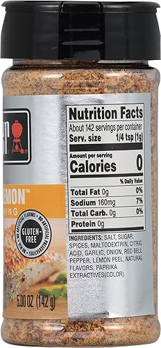 Miniatura 5 de Weber Condimento de limón Zesty, coctelera de 5 onzas