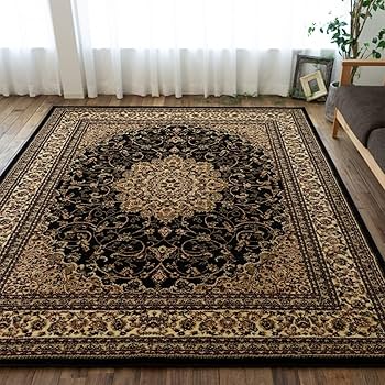 Amazon | サヤンサヤン ペルシャ柄 ラグマット 絨毯 レジェンド