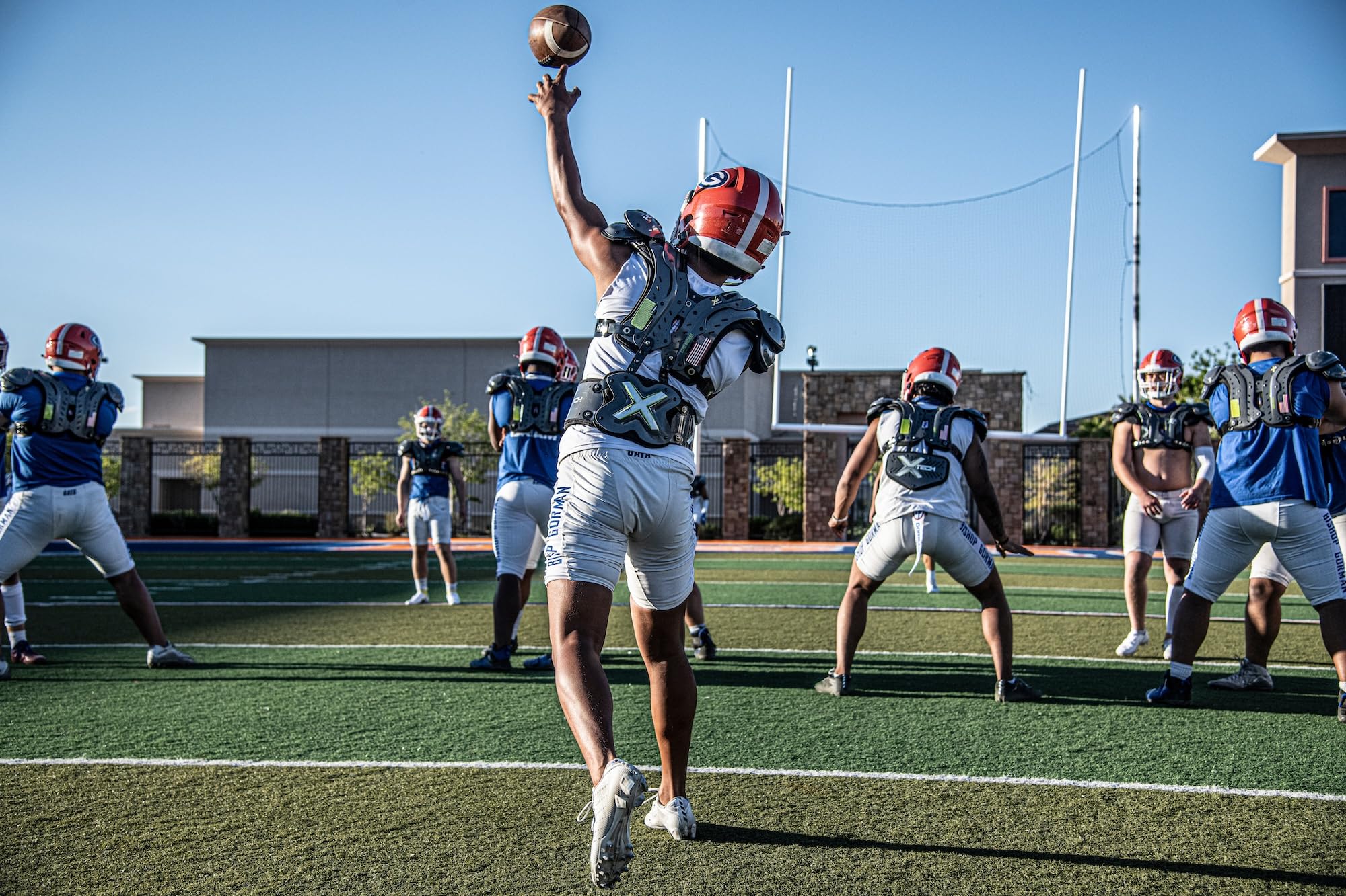 XTECH Universal Football Rib Protector Guards - Straps for Standard/Skill Shoulder Pads - Core Protectors for Safety and Performance - Adult Mens & High School Players - Protection Gear & Accessories