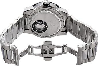 Gevril Seacloud Men's 3120B Swiss Automatic Silver-Tone Bracelet Watch, Silver, Silver, Bracelet Type