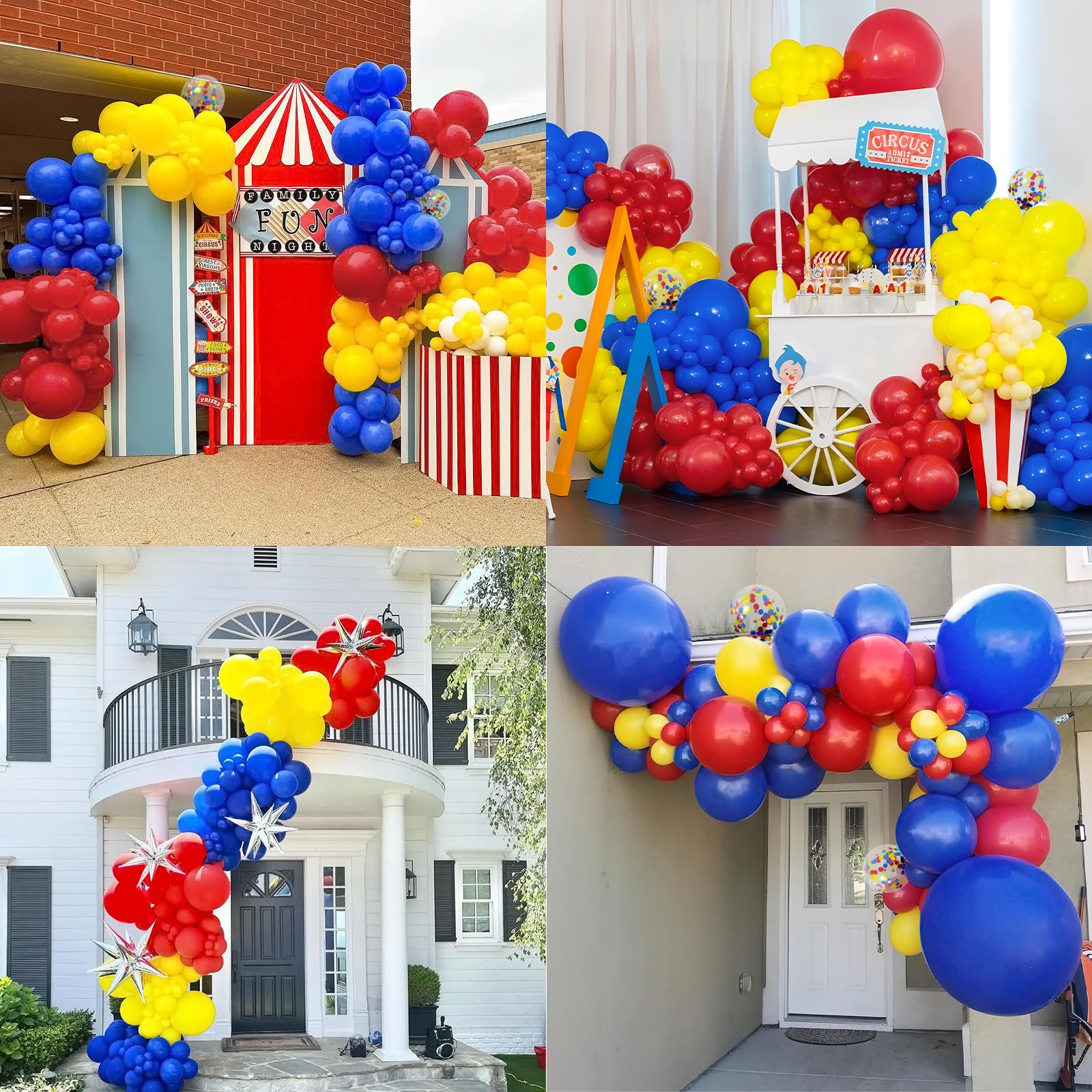 Palloncini Per 5° Compleanno Ragazzo – Set Con Numero 5 (101 Cm), Fulmine E 30 Palloncini Lattice Blu - 4