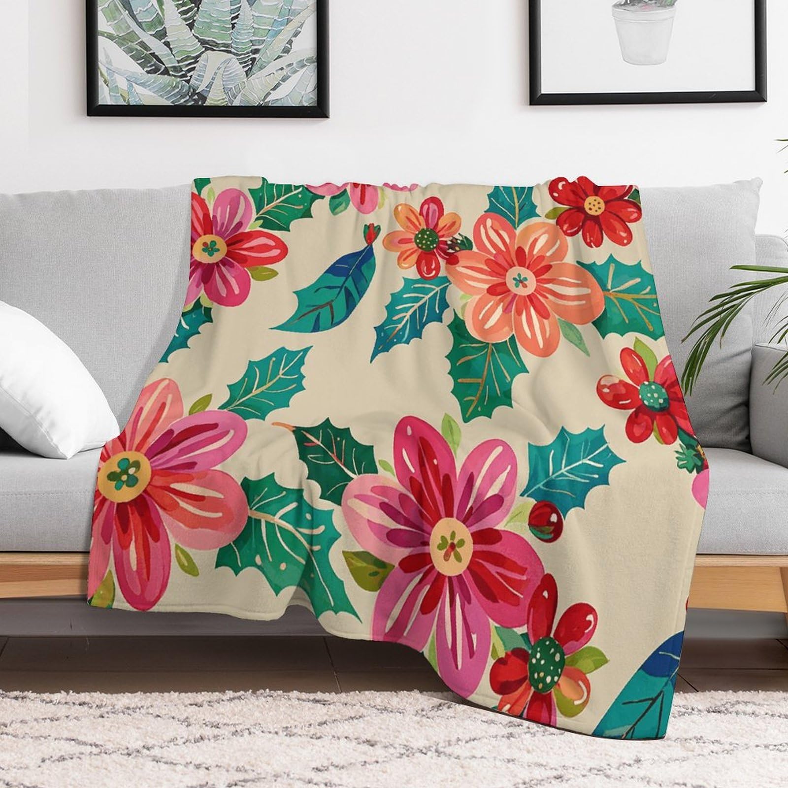Couverture en micro polaire 152x203cm le cadeau idéal